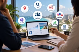 Estrategia de marketing digital para empresas en Cancún